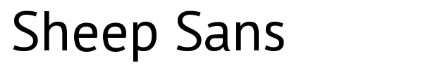 Sheep Sans font preview